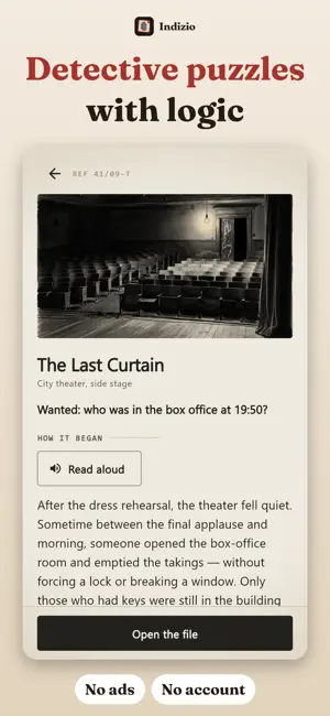 Indizio: Detective Puzzles screenshot 1