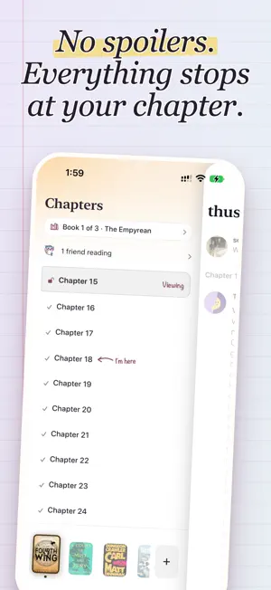 Thus Far: No-Spoiler Book Club screenshot 4