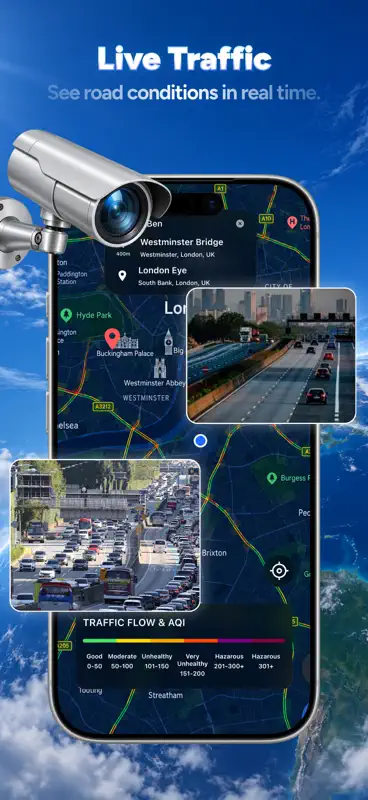 Mapa Satelital y Globo 3D screenshot 2 of 5