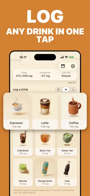 Perkly Caffeine Tracker screenshot 2