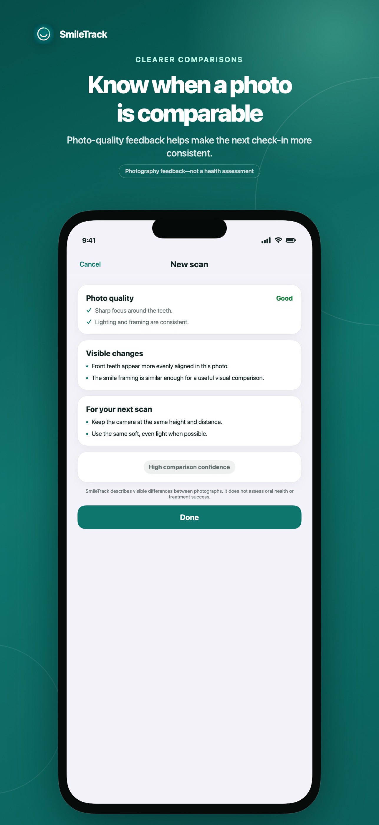 Screenshot 1 of SmileTrack: Photo Journal