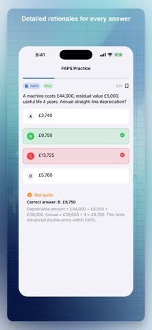 AAT Prep: Accounting Exam Screenshot 3 of 6
