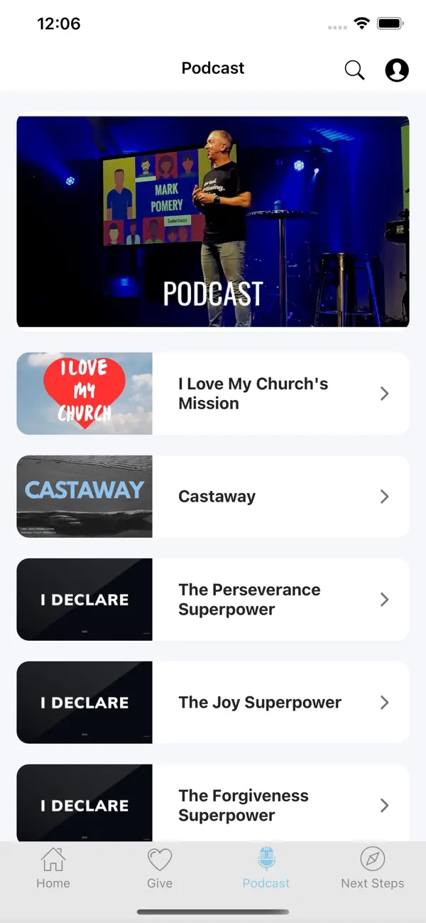 Screenshot #1 pour Elevate Church AU