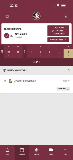 Florida State Gameday screenshot 2