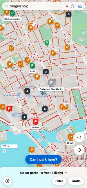 ParkGratis: Sweden parking screenshot 1