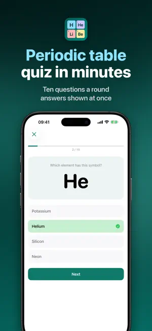 Elements: Periodic Table Quiz screenshot 1