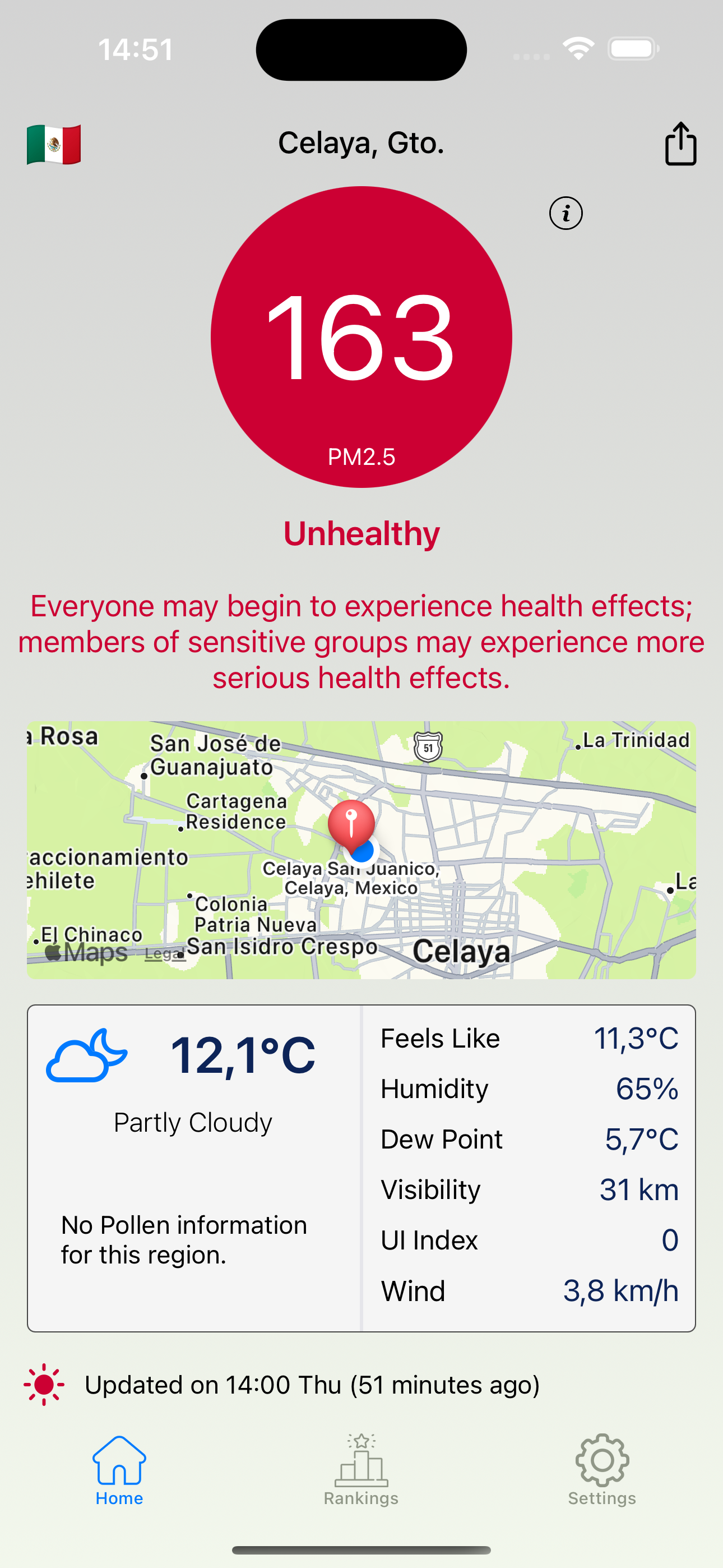 Air Quality & Pollen Tracker