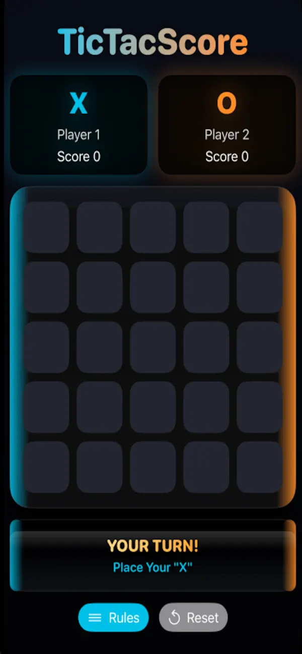 Screenshot #2 pour TicTacScore: 5x5