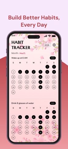 Simple Habit Tracker app Screenshot 1 of 6