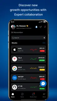 chat stocks: community power iphone screenshot 1