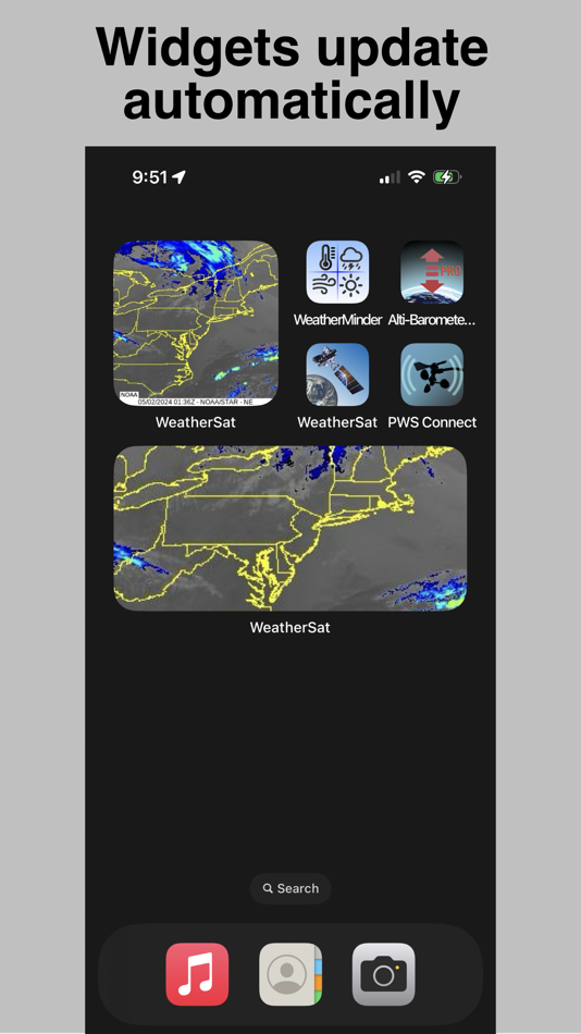 #2. WeatherSat (iOS) 由: Bog Bridges LLC