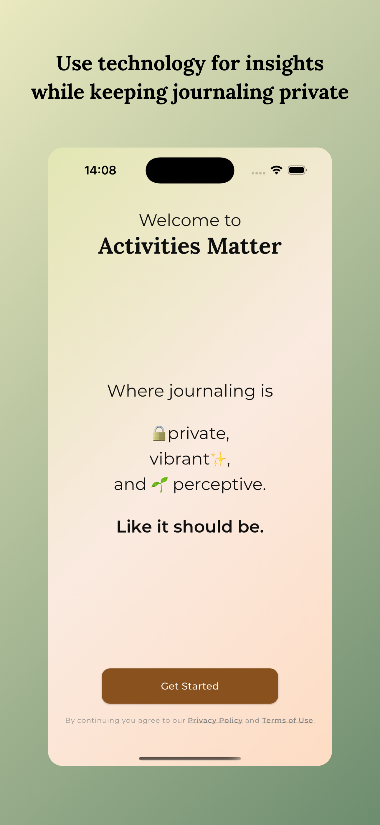 Activities Matter - Journal