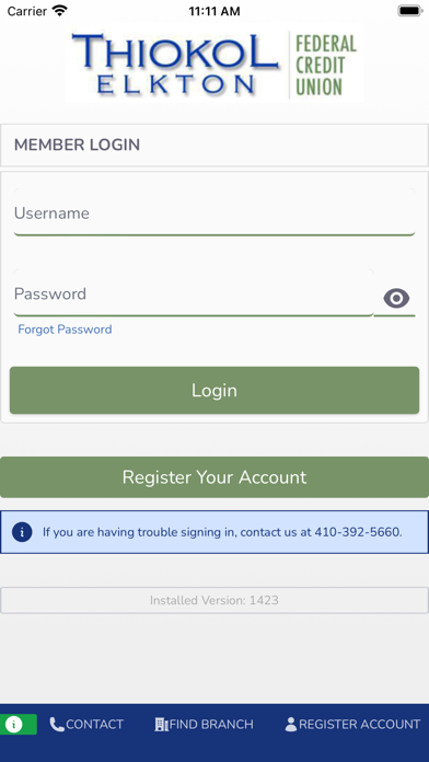 Thiokol Elkton FCU Member.Net Screenshot