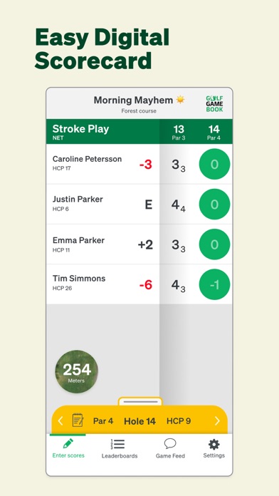 Screenshot #3 pour Golf GameBook Scorecard & GPS