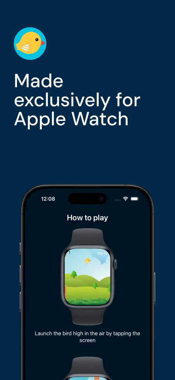 Screenshot #1 pour Flappy Chick: Bird watch game