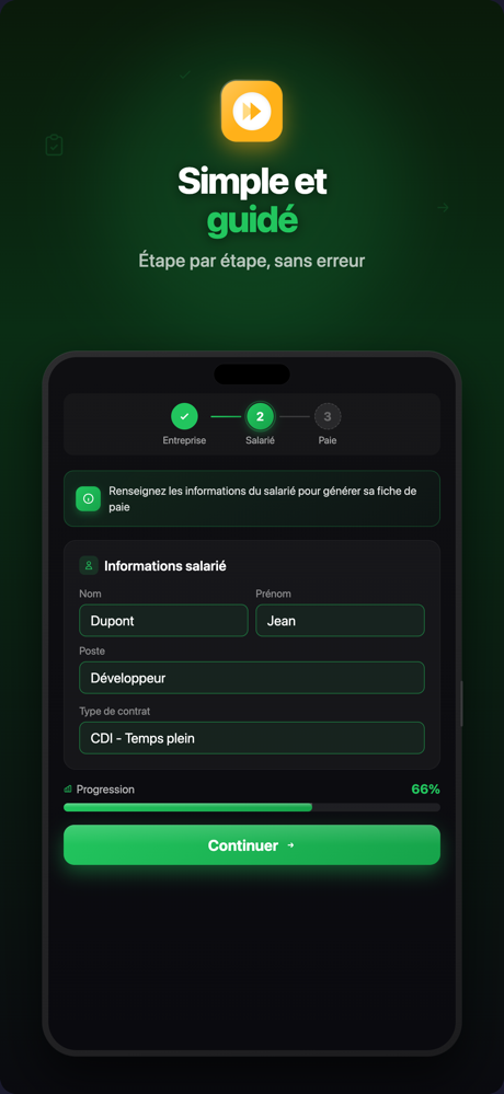 FichePaie screenshot 2