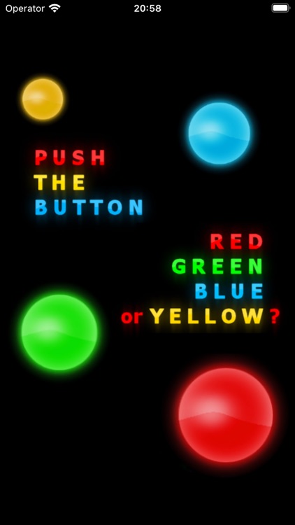 Push The Button - RGBY?