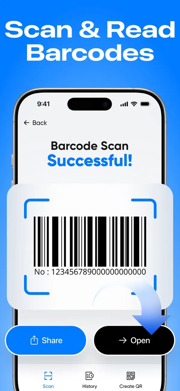 #2. QR Code Scanner・Barcode Reader (iOS) Ved: Heidi Douglas