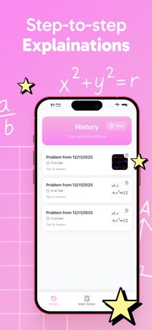 Math Solver Homework Problem screenshot