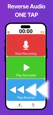 Reverse Audio Singing: RevOni Screenshot 1 of 4