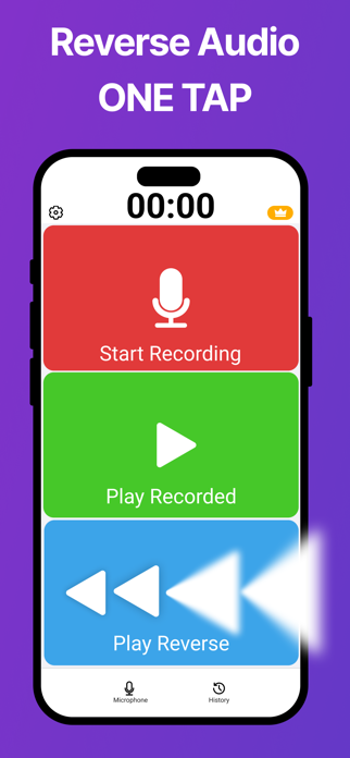 Reverse Audio Singing: RevOni Screenshot 1 of 4