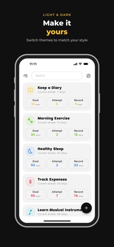 Habit Tracker: Goals & Streak Screenshot 5 of 5