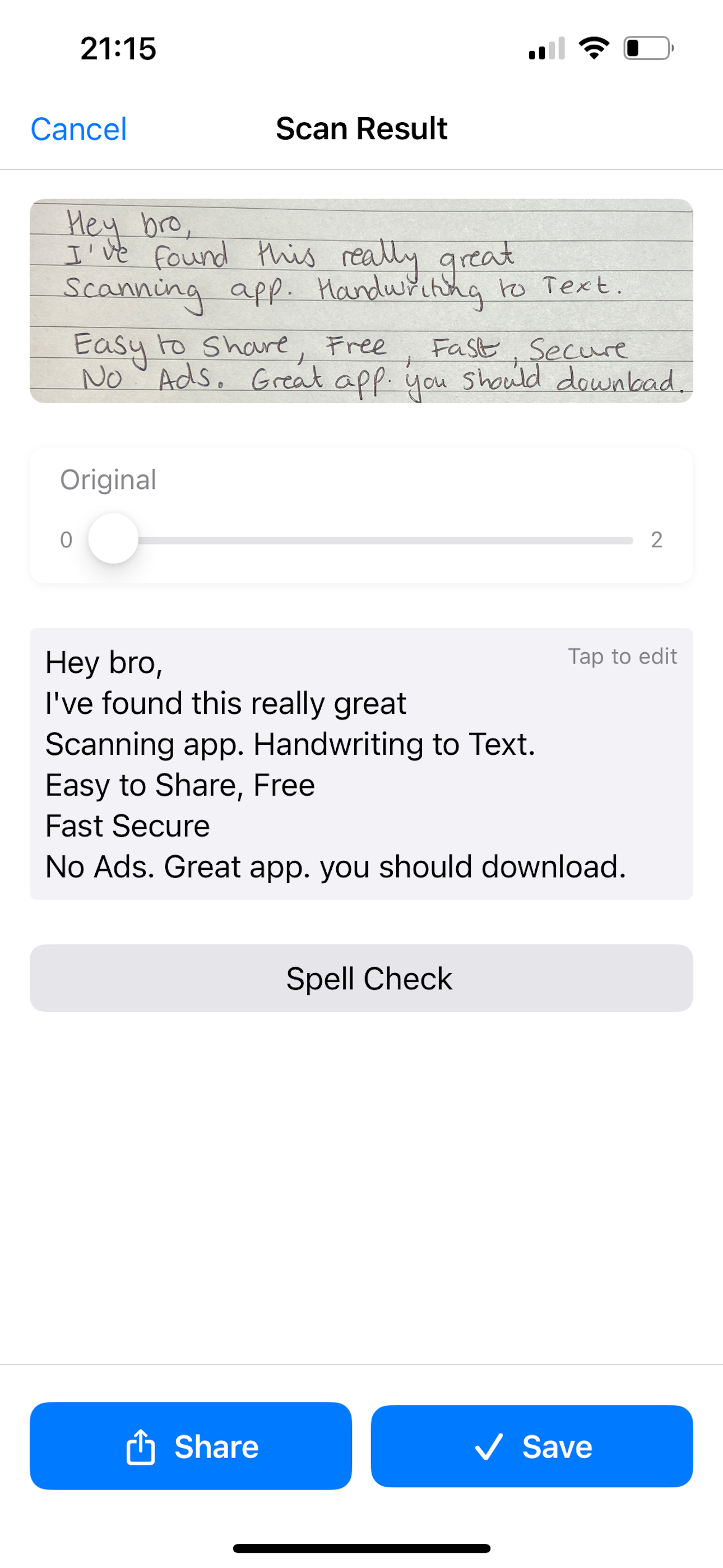 HandyText