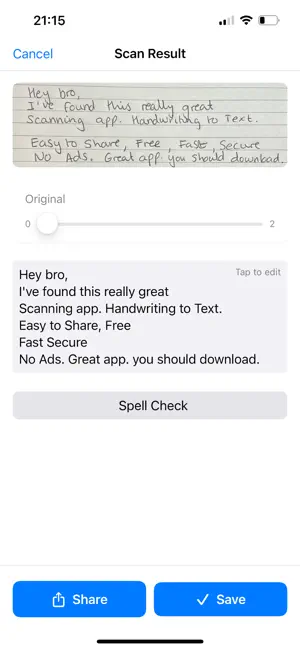 HandyText screenshot 3