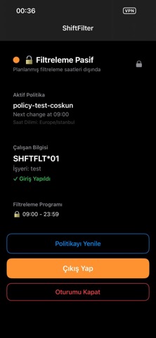 ShiftFilterLight screenshot