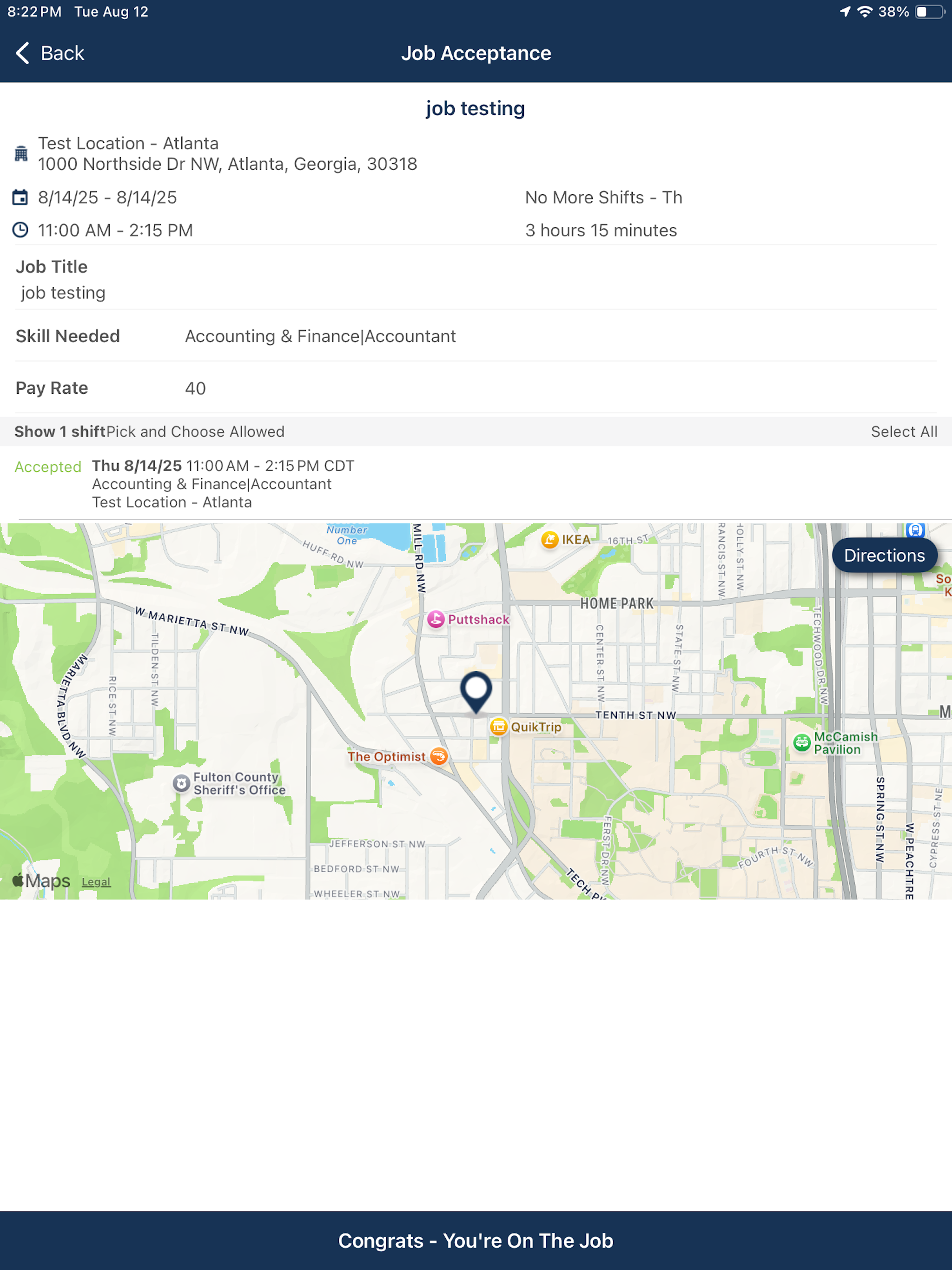 ReserveAJob screenshot 11
