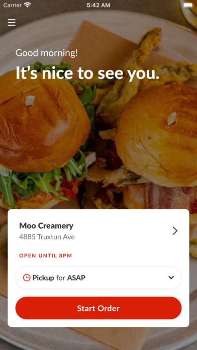 Moo Creamery iPhone screenshot 2 - Food & Drink app