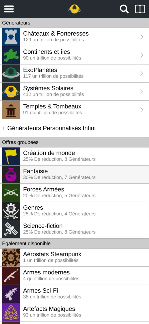 Screenshot #1 pour Génésis - Création d'Univers