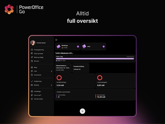 Screenshot #4 pour PowerOffice Go