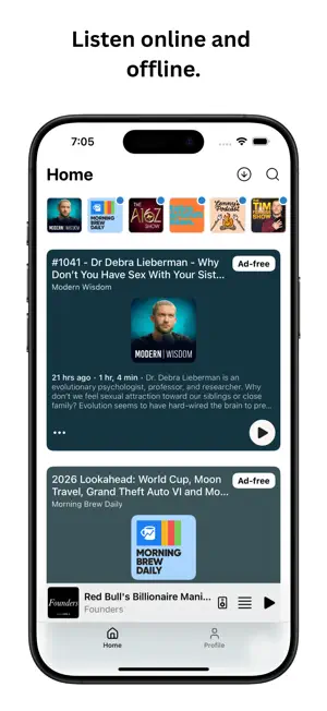 Alora Podcasts screenshot 2