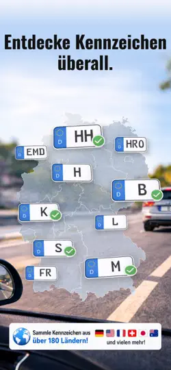 Screenshot von Kennzeichenalbum auf dem iPhone 1
