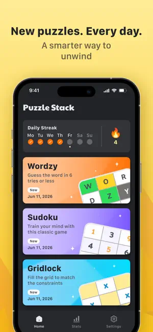 Puzzle Stack: Daily Brain Game screenshot 1