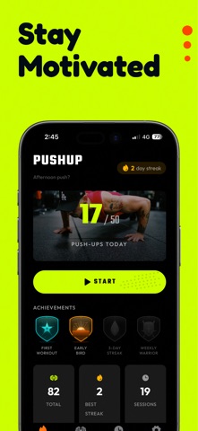 PushUp Counter (cefb44) screenshot