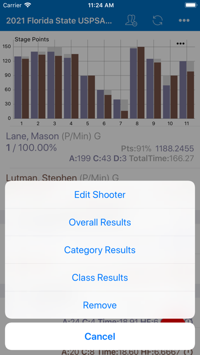 PractiScore Competitor iPhone app afbeelding 4