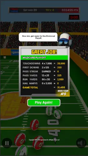 2 Minute Football screenshot 4