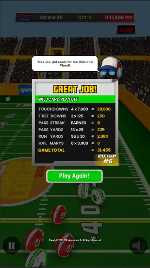 2 Minute Football screenshot 4