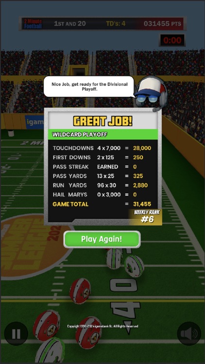 2 Minute Football screenshot-3