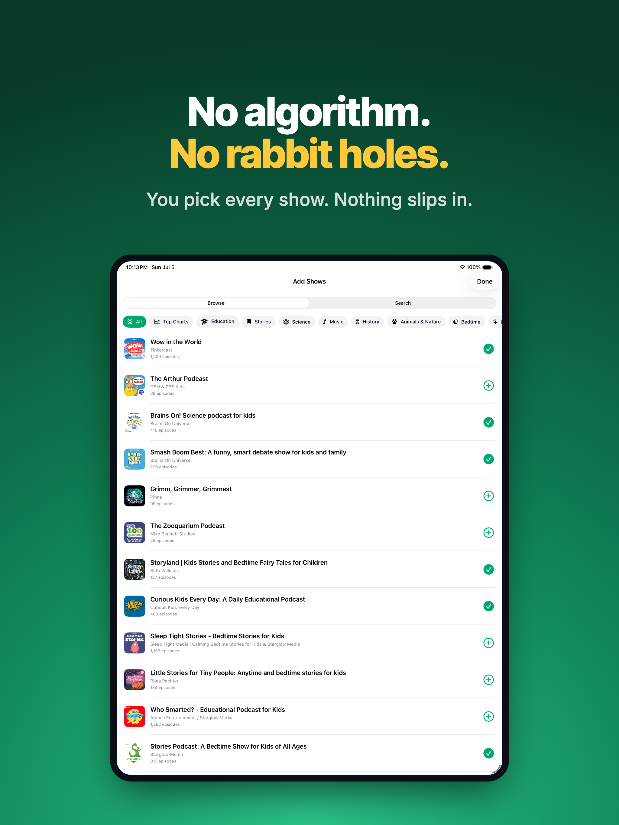 PodFocus: Podcasts for Kids screenshot 8