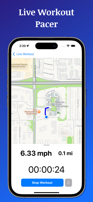 StepGenius: Pacer & Pedometer Screenshot 3 of 4