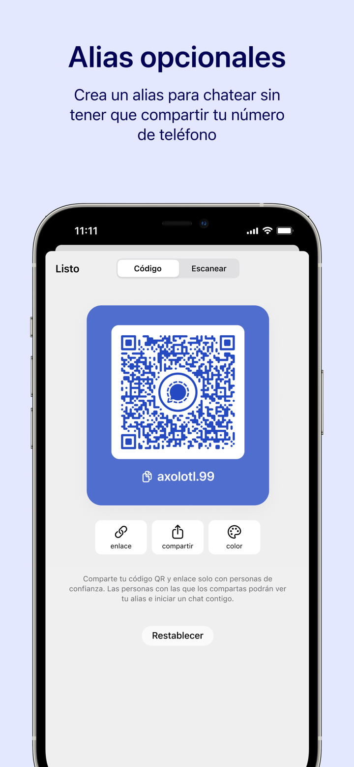 Signal - Mensajería privada screenshot 7