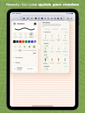 VelNotes: Handwriting Notes iPad screenshot