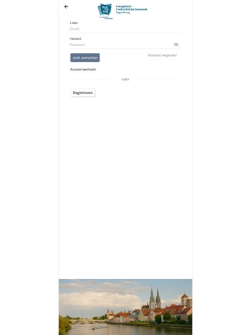 EFG Regensburg iPad screenshot