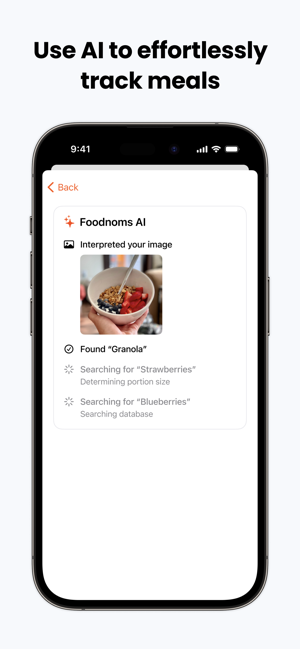 ‎Foodnoms Macro Protein Tracker Screenshot