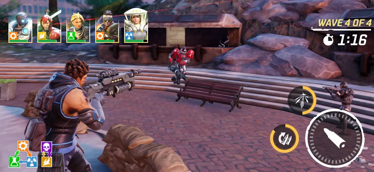 Hero Hunters Original screenshot 3 - iOS game interface