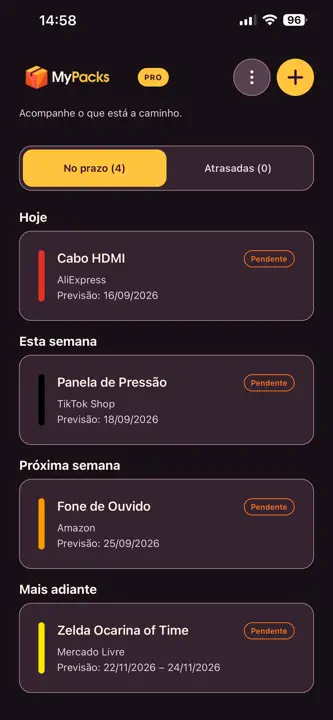 MyPacks screenshot 1