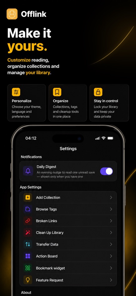 #9. Offlink: Bookmark & Read Later (iOS) 게시자: Vishal Kumar Mahato